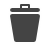 Basket, waste DarkSlateGray icon