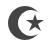 muslim, religious DarkSlateGray icon