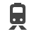 Metro, Rail DarkSlateGray icon