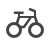 Bicycle DarkSlateGray icon