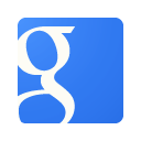 google, Favicon RoyalBlue icon