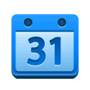 Calendar DodgerBlue icon
