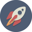 Rocket DimGray icon