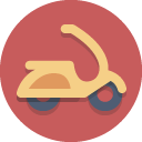 Scooter IndianRed icon