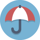 Umbrella SkyBlue icon