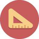 Rulertriangle IndianRed icon