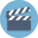 Clapboard SkyBlue icon