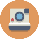 Polaroidcamera SandyBrown icon