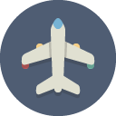 Plane DimGray icon