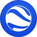 google, earth RoyalBlue icon