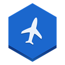 flight RoyalBlue icon