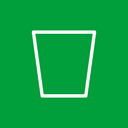Bin, Empty, Alt, recycle ForestGreen icon
