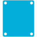 Blank, drive DarkTurquoise icon