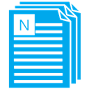notepad, Alt DeepSkyBlue icon