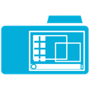 Folder, Desktop DarkTurquoise icon