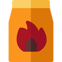fire, Cook, Flame, Cooking, Coal, Combustible Chocolate icon