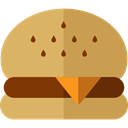 sandwich, food, junk food, Fast food, Burger, hamburger Peru icon