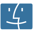 Finder, mac SteelBlue icon