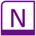 onenote, Alt Purple icon