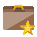 Briefcase, star RosyBrown icon