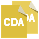 Format, Cda, File Goldenrod icon