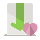 download, Heart Gainsboro icon