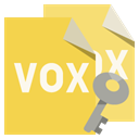 Key, File, vox, Format SandyBrown icon