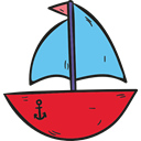 sailing boat, transport, navigation, Sailboat, Boat Black icon