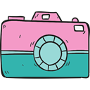 interface, picture, digital, photo camera, photograph, technology LightPink icon