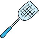 Fly Swatter, tool, utensil, insect Black icon