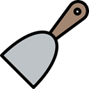 tool, Paint Scraper, Scraper, Art, utensil, Tools And Utensils Black icon