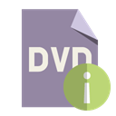 File, Info, Format, Dvd LightSlateGray icon