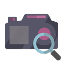zoom, Camera DimGray icon