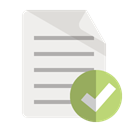 document, checkmark Linen icon