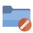 cancel, Folder SkyBlue icon