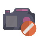 Camera, cancel DimGray icon
