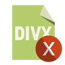 cross, File, Format, Divx DarkKhaki icon