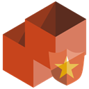 Box, shield Chocolate icon