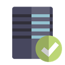 checkmark, Server DarkSlateGray icon
