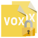 File, Format, Lock, vox SandyBrown icon
