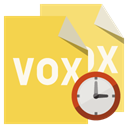Format, File, Clock, vox SandyBrown icon