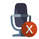 radio, cross, Microphone Black icon