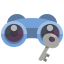 Binoculars, Key Black icon