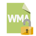 Wma, open, Format, File, Lock DarkKhaki icon