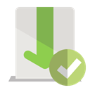 checkmark, download Gainsboro icon