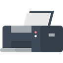 Print, printer, printing, Ink, paper, Tools And Utensils, technology DarkSlateGray icon