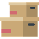 Box, packaging, package, Boxes, Delivery, cardboard DarkKhaki icon