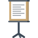 pad, paper, Easel, Flip Chart Black icon