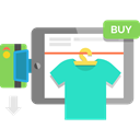 web page, Commerce And Shopping, online shop, Multimedia, Broswer, Tablet, Business, online shopping, website, shopping cart Black icon