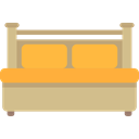Bed, Rest, Comfortable, bedroom, furniture, Furniture And Household Tan icon